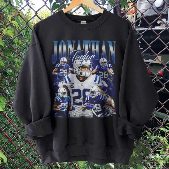 Jonathan Taylor Jonathan Taylor Shirt Indianapolis Football Shirt Oversized - Picture 1 of 2